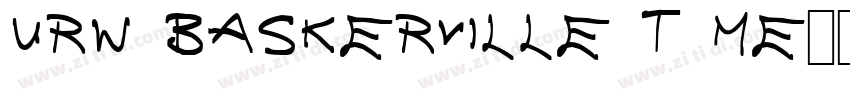 URW Baskerville T Me字体转换